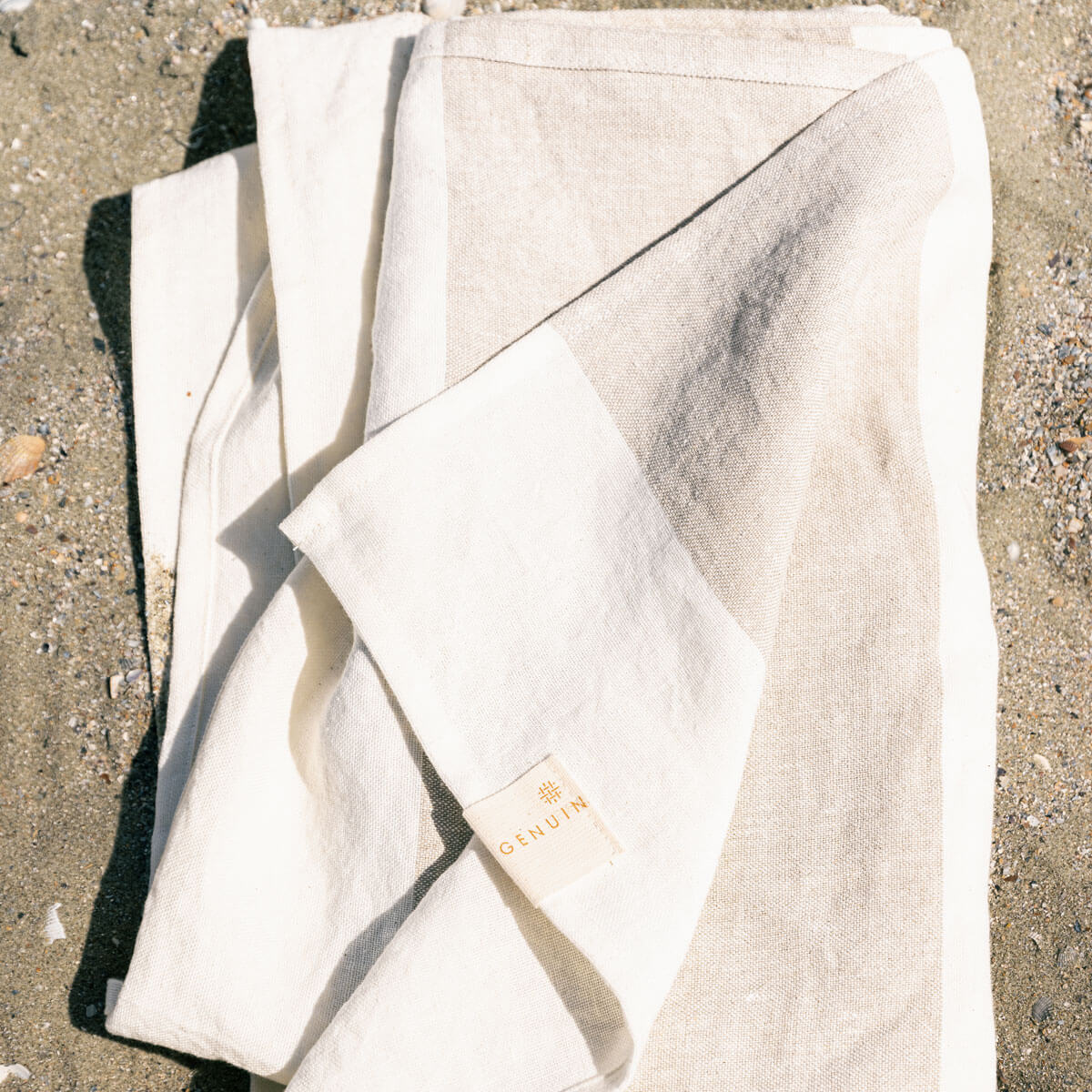 Beach towel natural