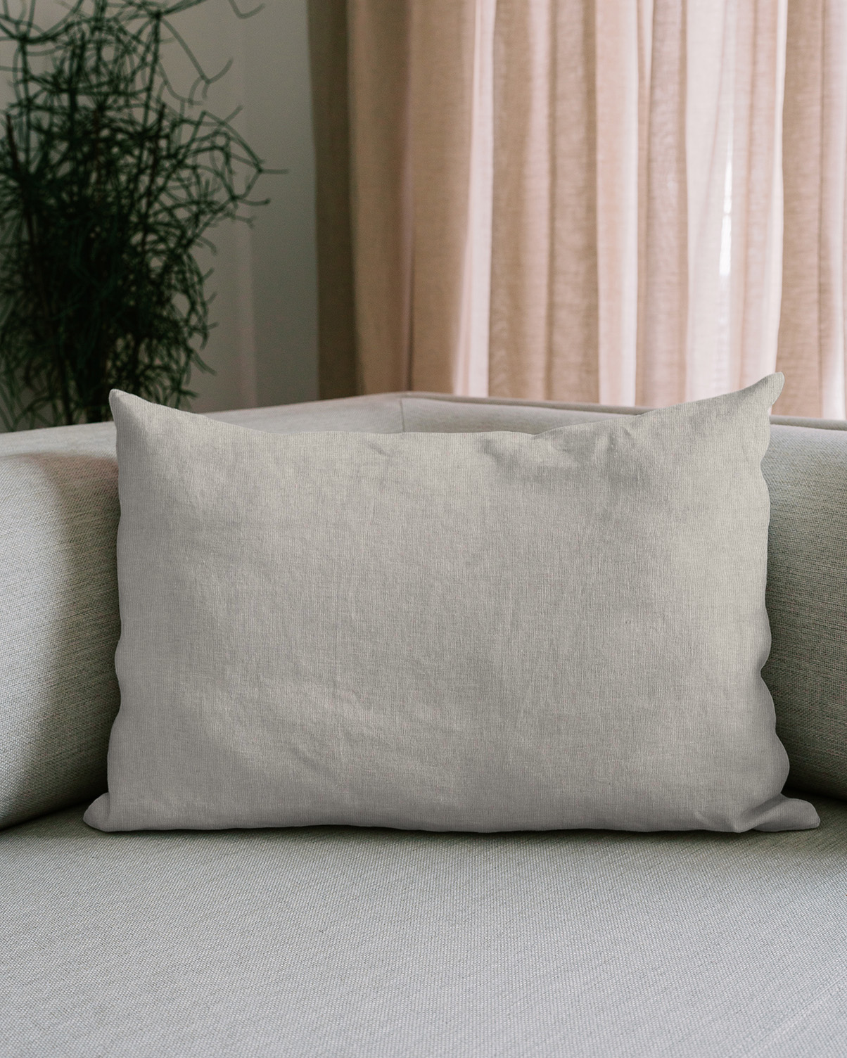 HUG linen pillow simple 50x60